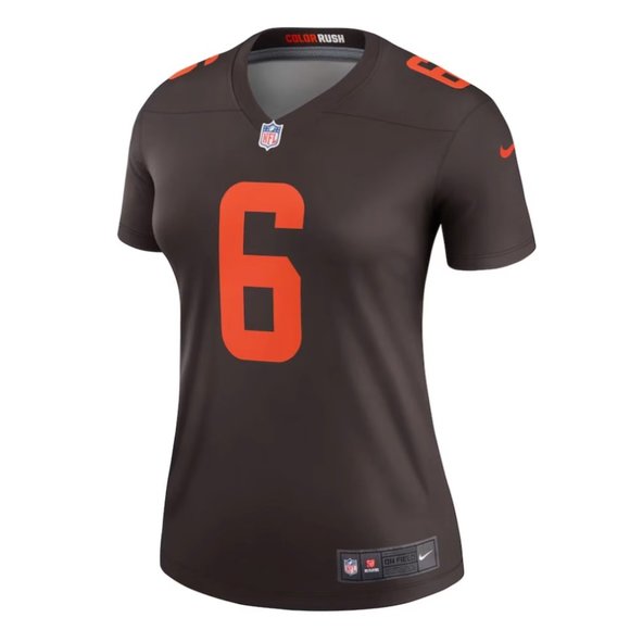 Women's Cleveland Browns Baker Mayfield Nike Brown Alternate Legend Jersey Sz:S - Picture 4 of 4